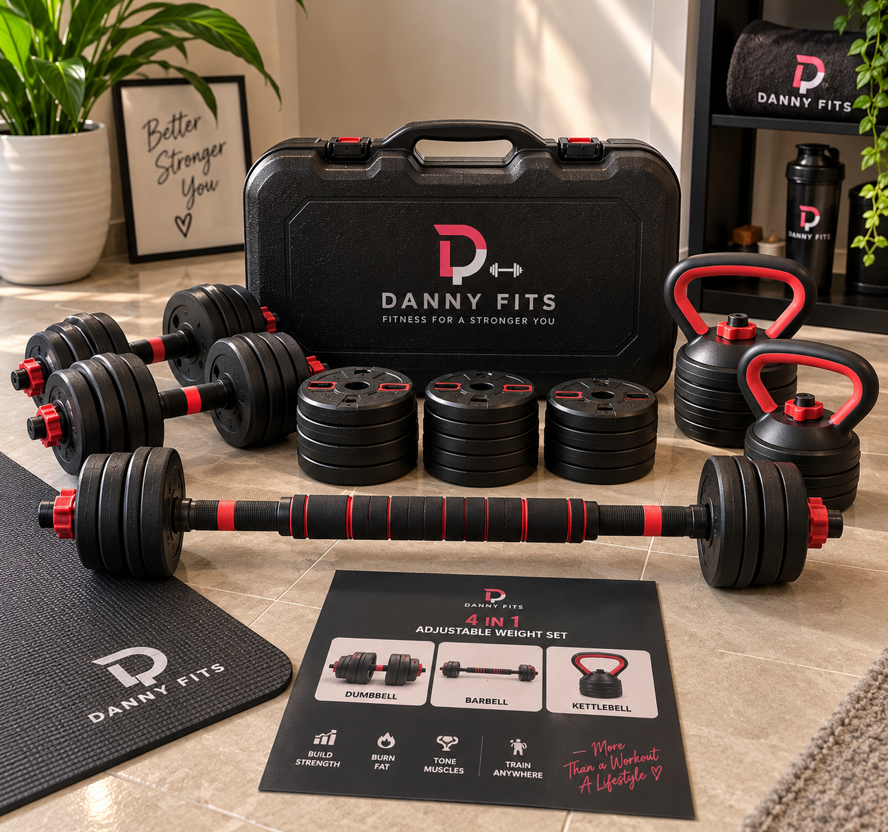 Adjustable workout set