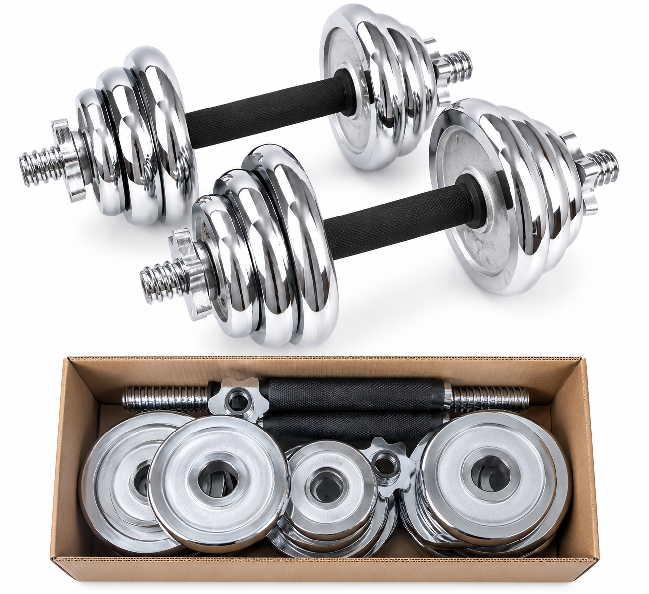Iron dumbbells