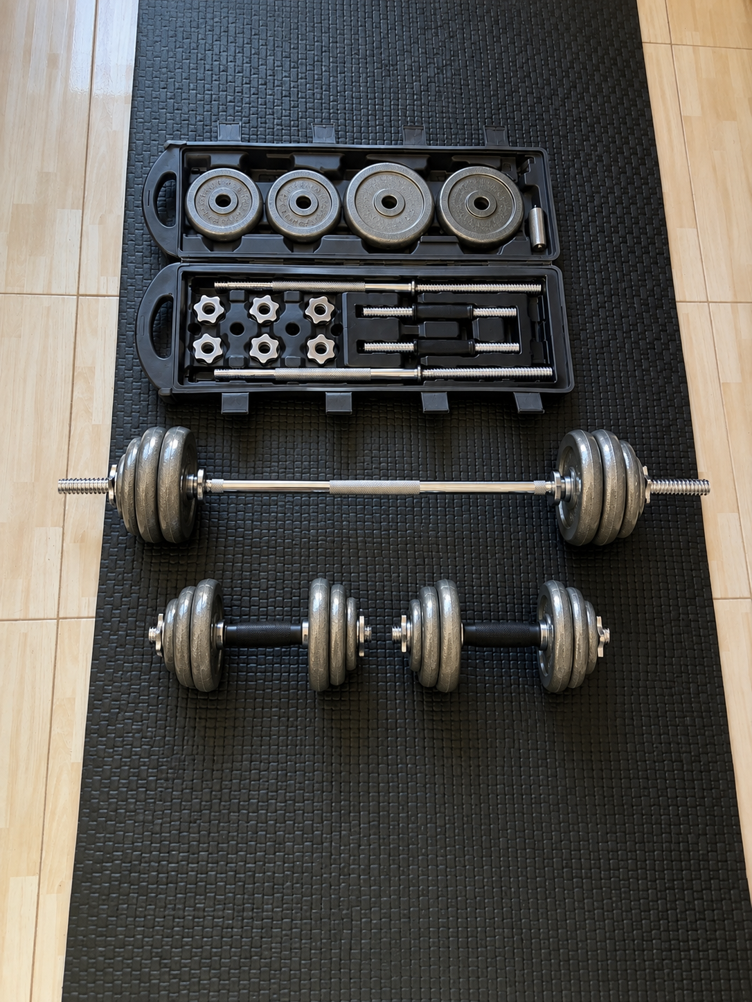 Iron Adjustable Barbell